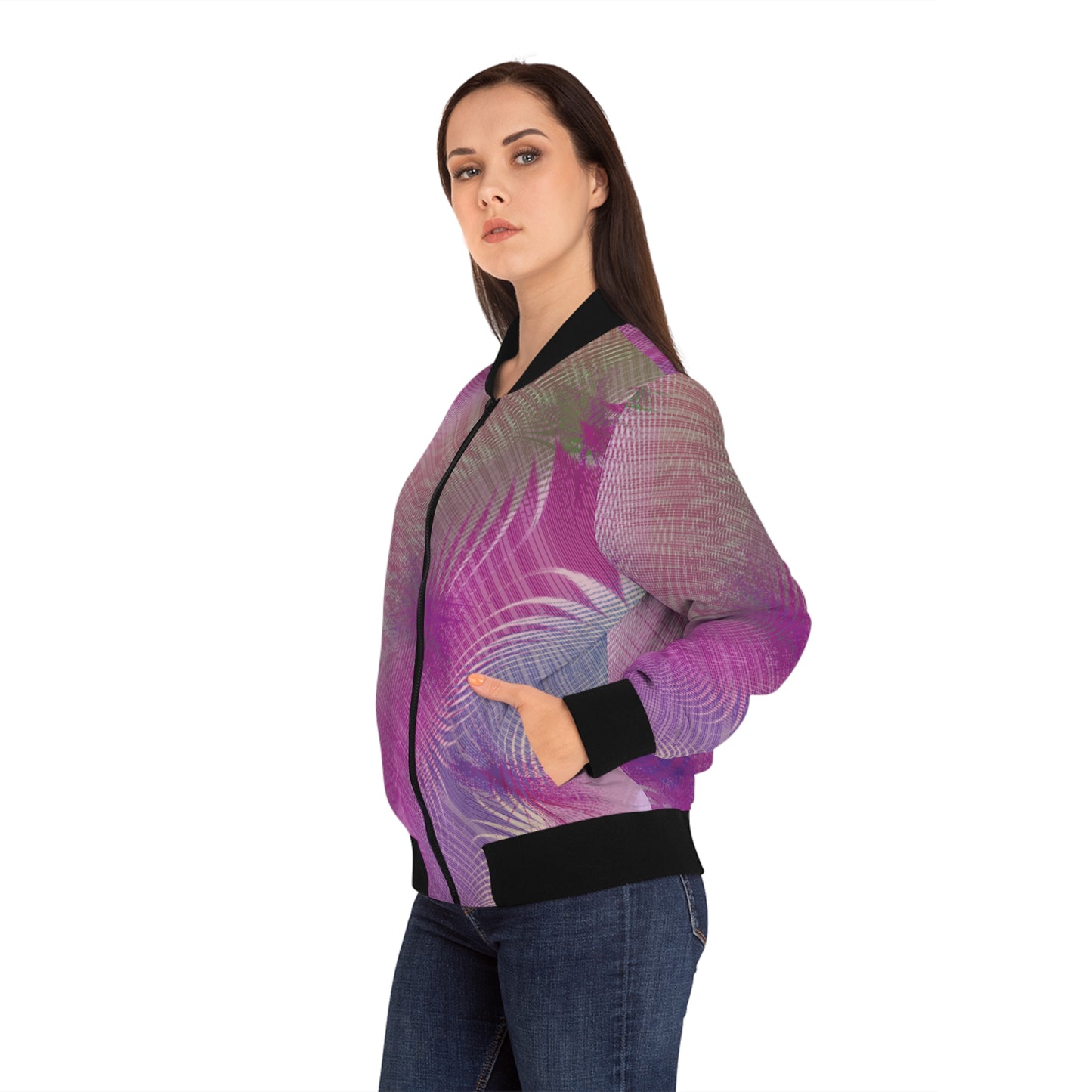 Breeze Women's Bomber Jacket (AOP)
