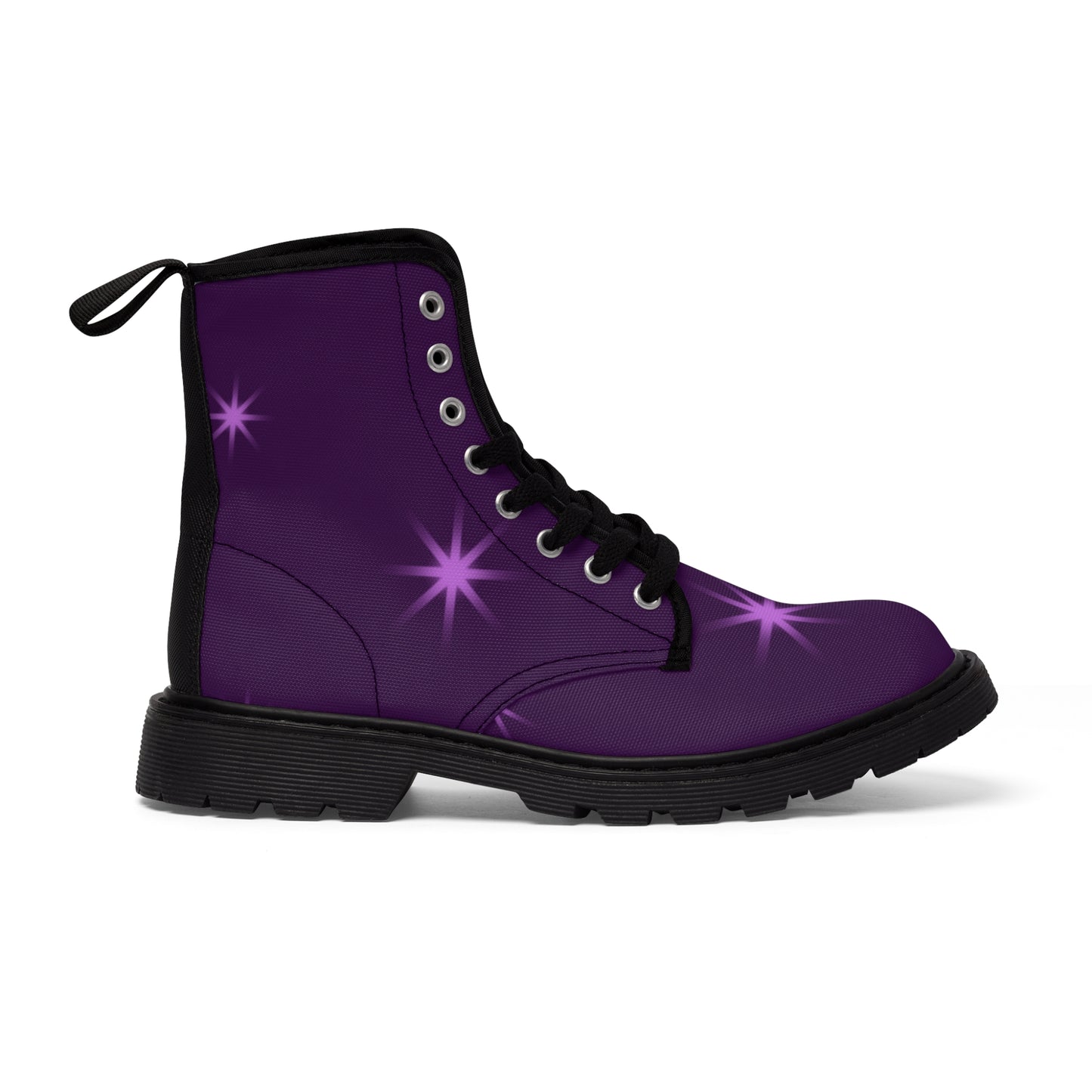 Purple Power Women's Canvas Boots