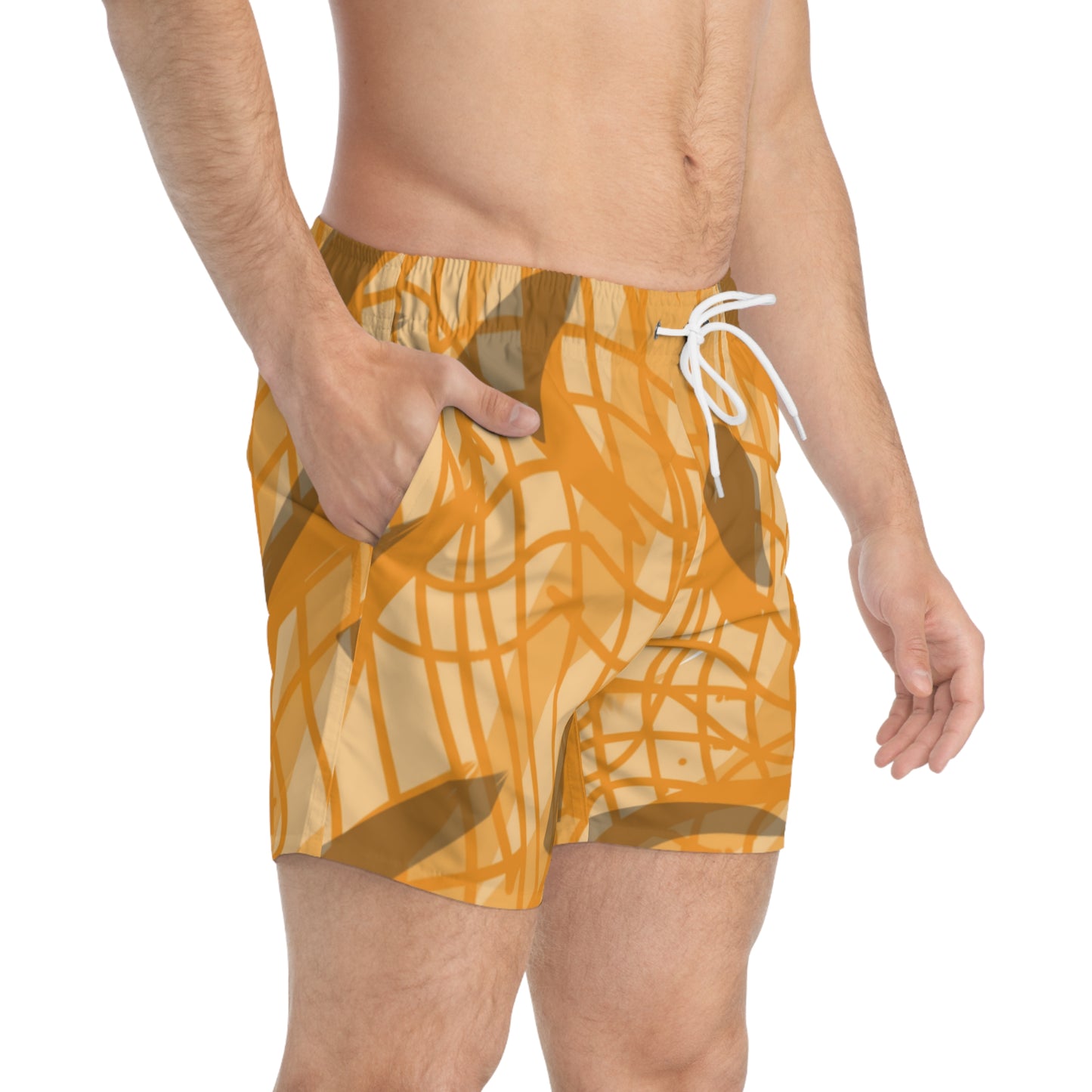 Eigengrau Swim Trunks (AOP)