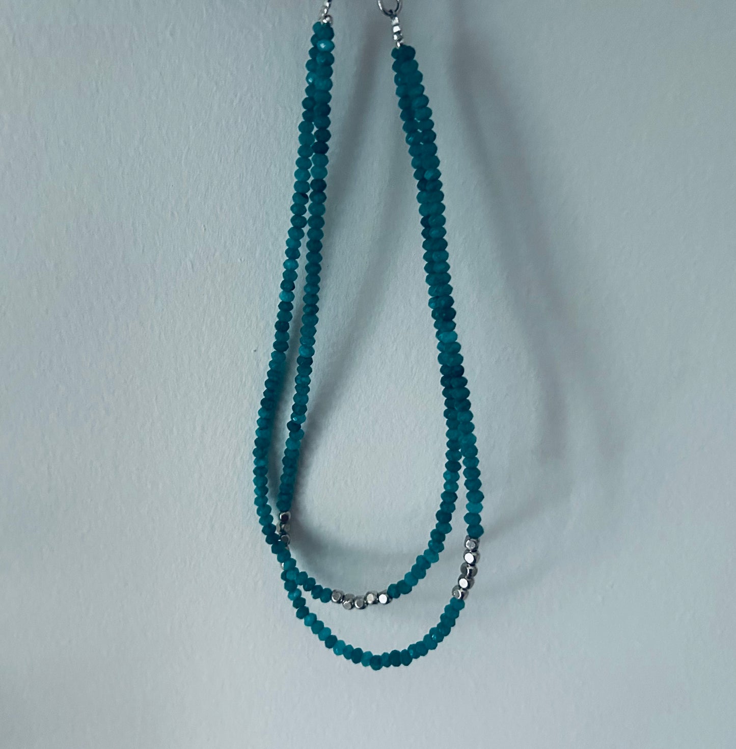 Handmade Aqua Blue Chain
