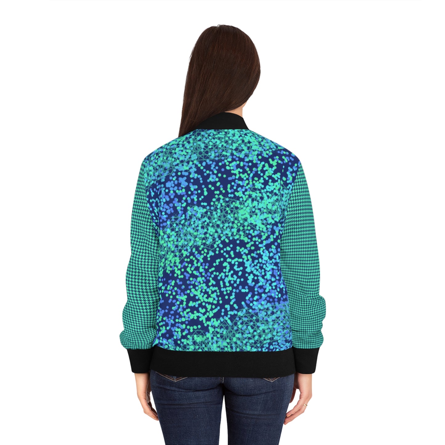 OceanFloor Women's Bomber Jacket (AOP)