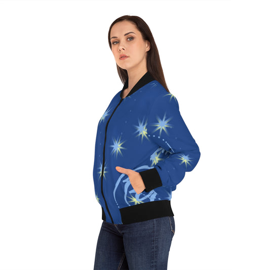 Swirl Women's Bomber Jacket (AOP)