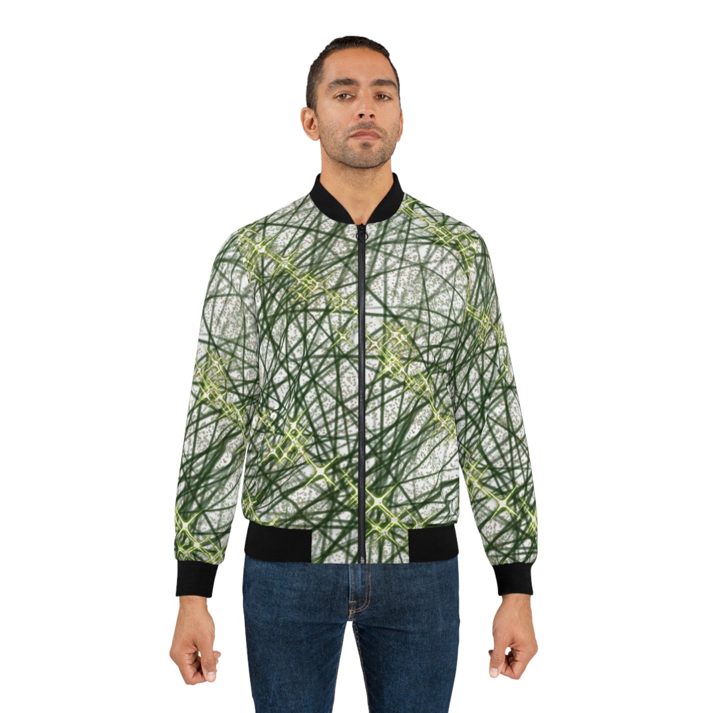 Cluster Men's Bomber Jacket (AOP)