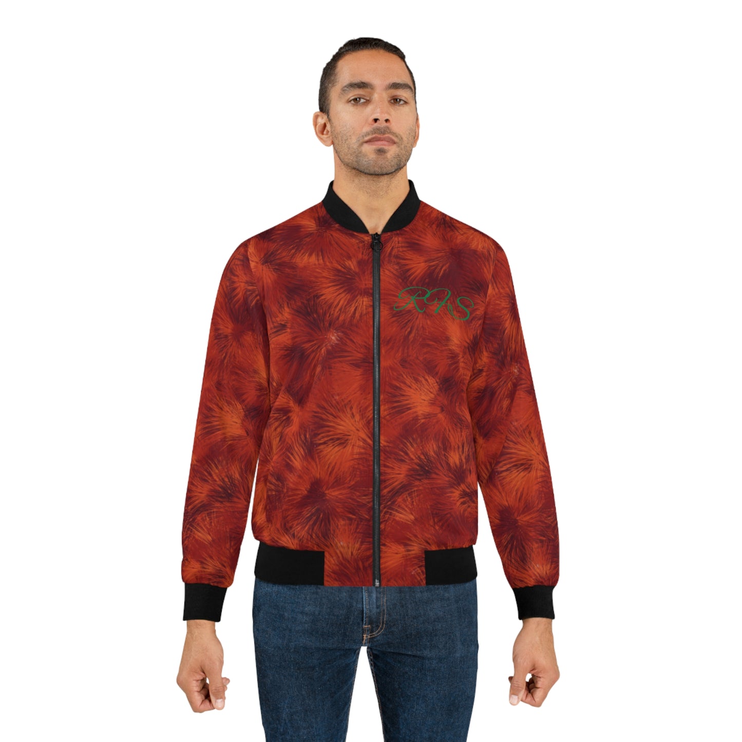 Cherry Men's Bomber Jacket (AOP)