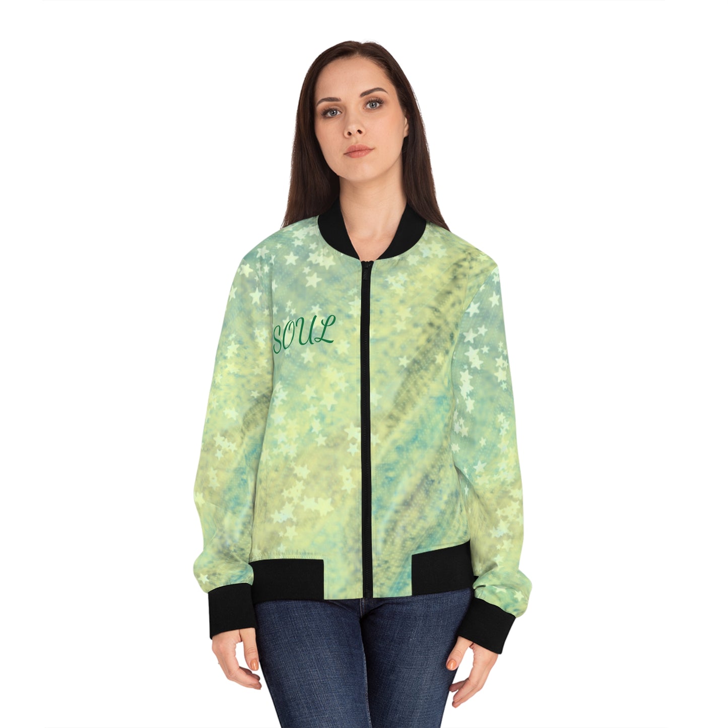 SOUL Women's Bomber Jacket (AOP)